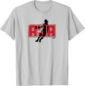 A'ja Wilson: A'JA - Las Vegas Basketball T-Shirt - T-Shirt | Ash
