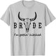 Bride I'm Getting Hitched Western Cowgirl Bachelorette Party T-Shirt - T-Shirt | Ash