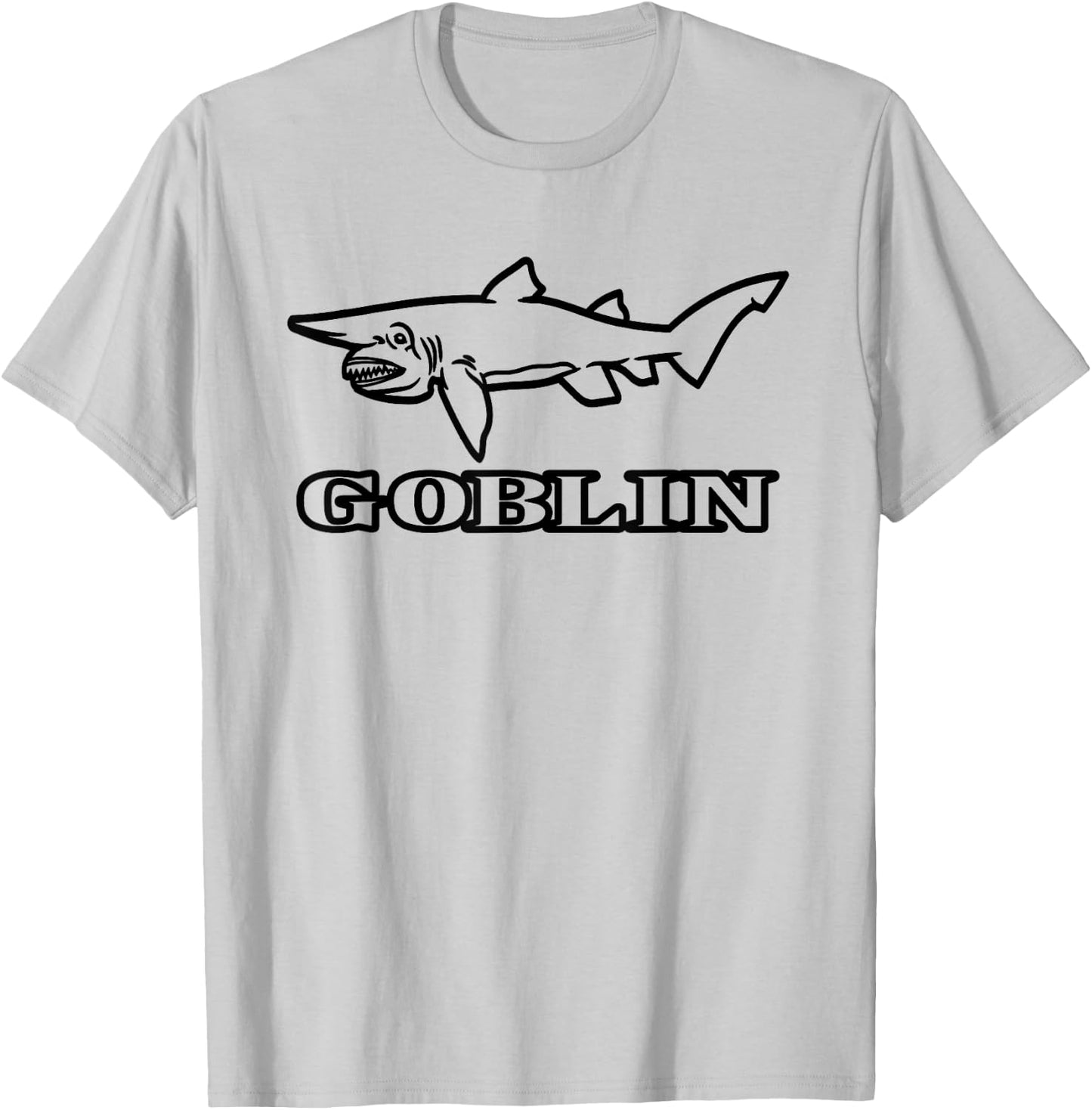 Goblin Shark - Rare Fish Marine Biology Ichthyology T-Shirt - T-Shirt | Ash