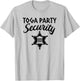 Toga Party Security Guard Greek Celebration College Frat Boy T-Shirt - T-Shirt | Ash