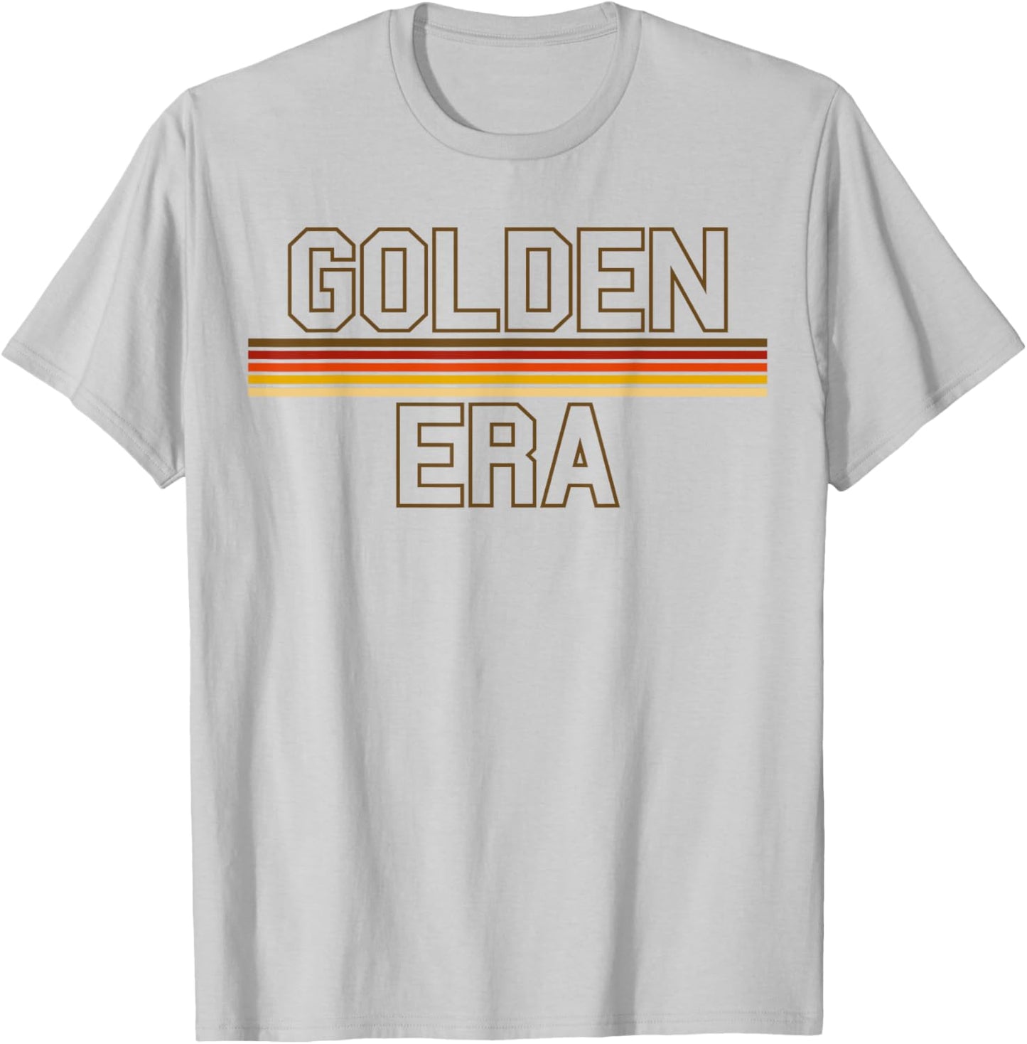 Golden Era Retro Style Old School Bodybuilding Workout Gym T-Shirt - T-Shirt | Ash