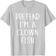 Pretend Clown Fish Costume Halloween Simple Funny Clownfish T-Shirt - T-Shirt | Ash