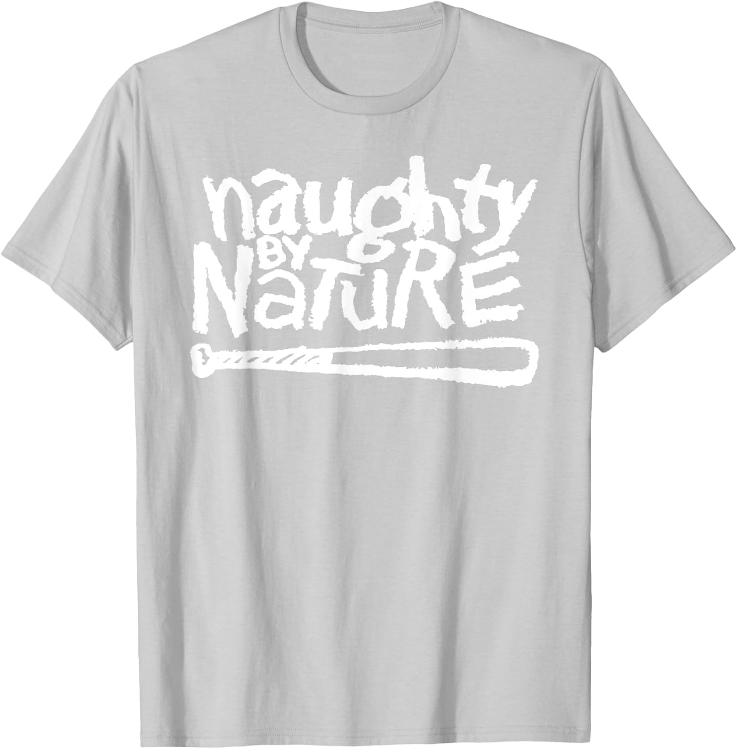Naughty By Nature – White Logo On Kelly T-Shirt - T-Shirt | Ash