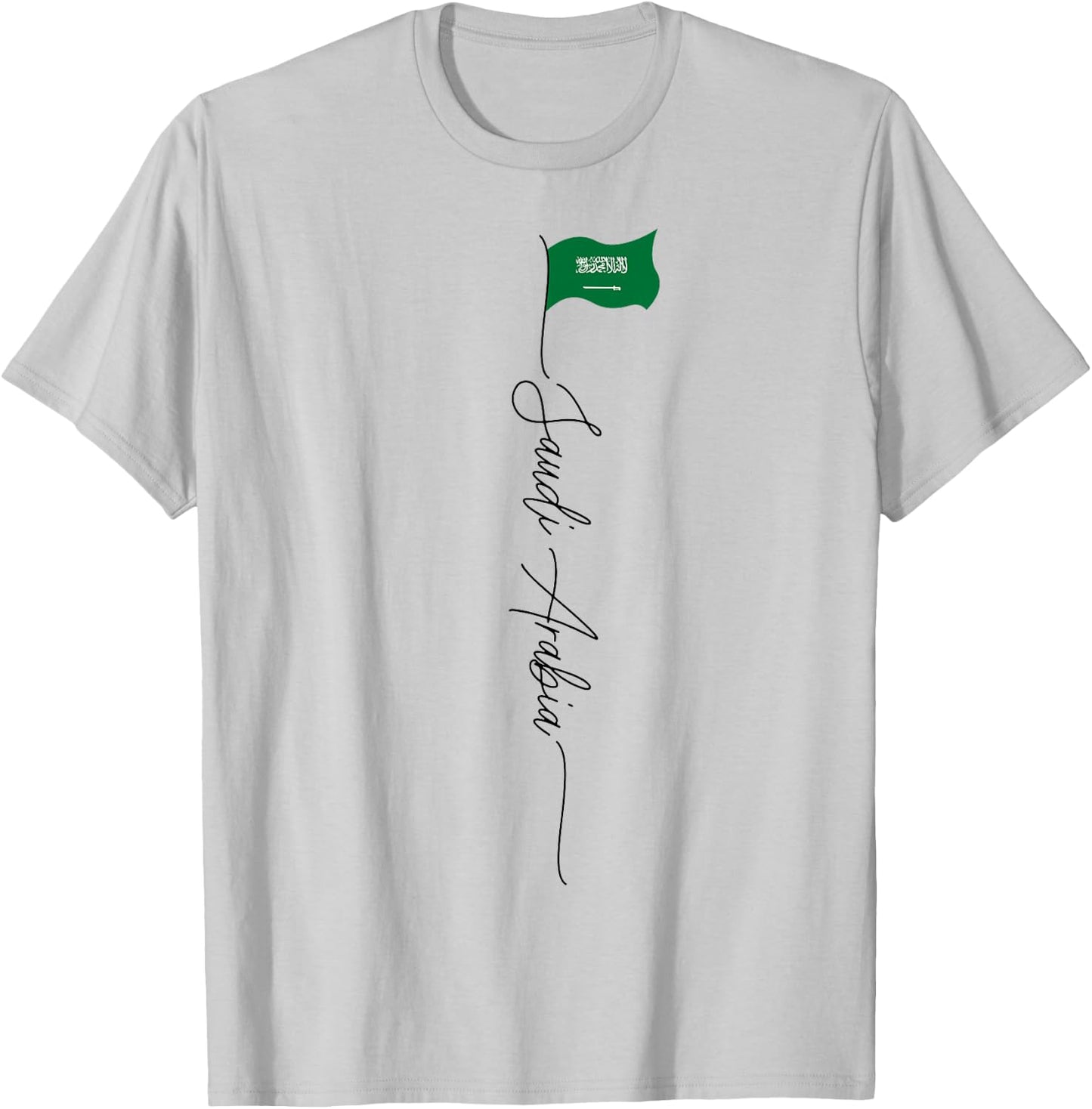 Saudi Arabia, flag of Saudi Arabia, patriotic Saudi flag Kids Men T-Shirt - T-Shirt | Ash