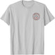 Boca Raton Florida FL Retro Surfer Beach Front & Back T-Shirt - T-Shirt | Ash