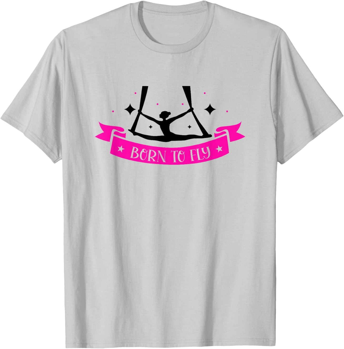 Aerial Yoga Aerial Silk Aerialist T-Shirt - T-Shirt | Ash