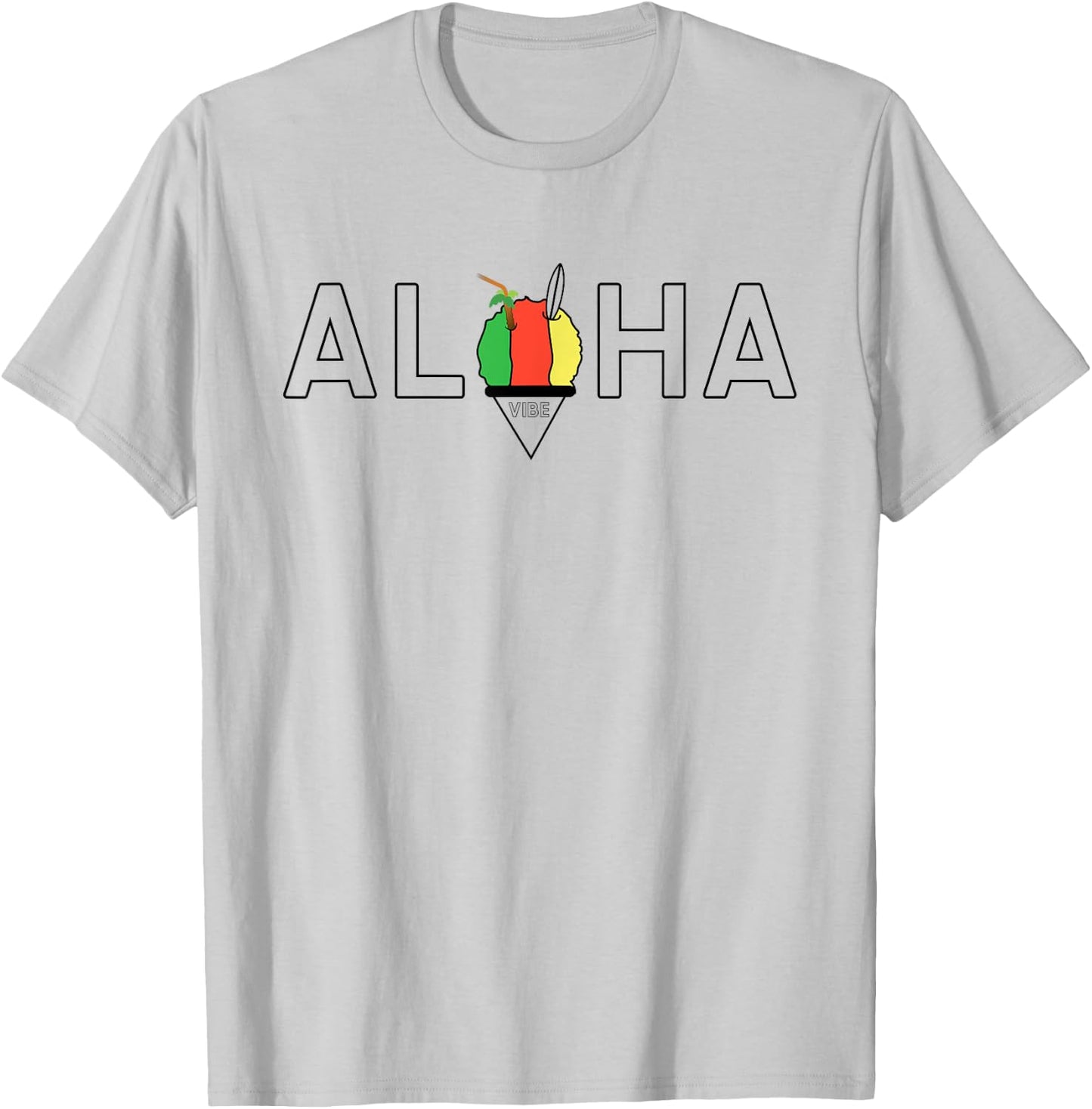 Aloha Hawaii from the island - Aloha Hawaiian Shaved Ice T-Shirt - T-Shirt | Ash