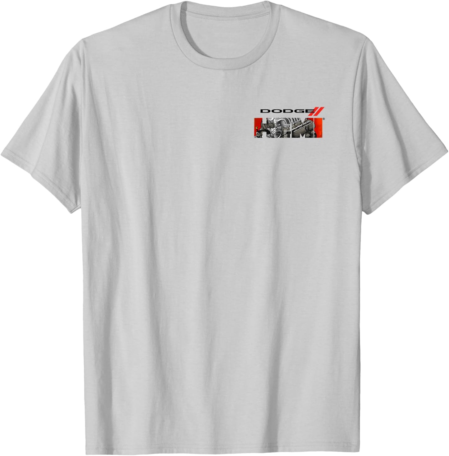 Dodge HEMI Graphic Engine Letters T-Shirt - T-Shirt | Ash