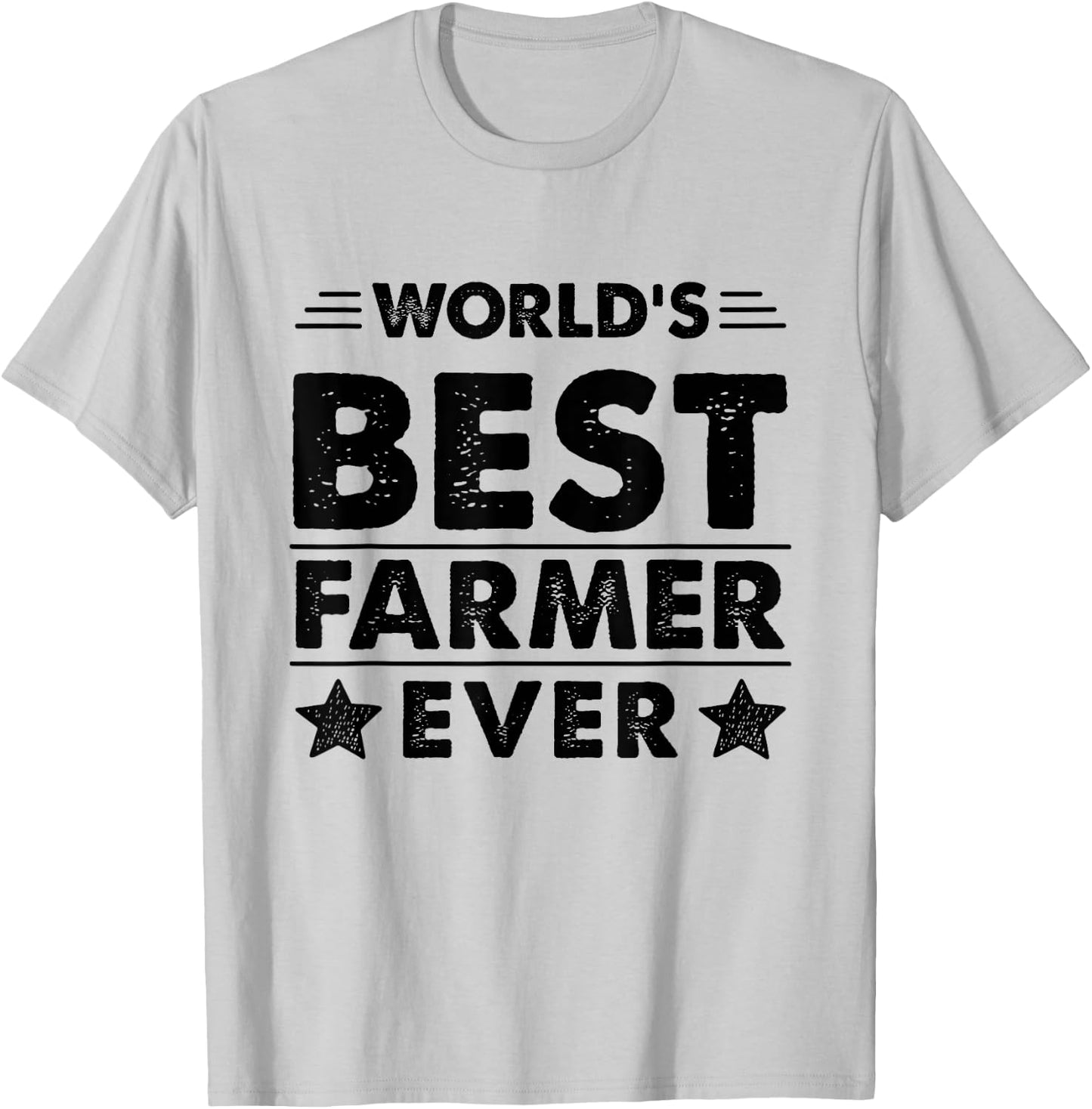 World's Best Farmer Ever T-Shirt - T-Shirt | Ash