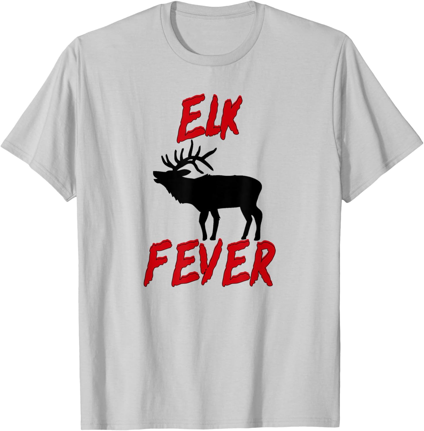 Elk Fever Hunter T-Shirt - T-Shirt | Ash
