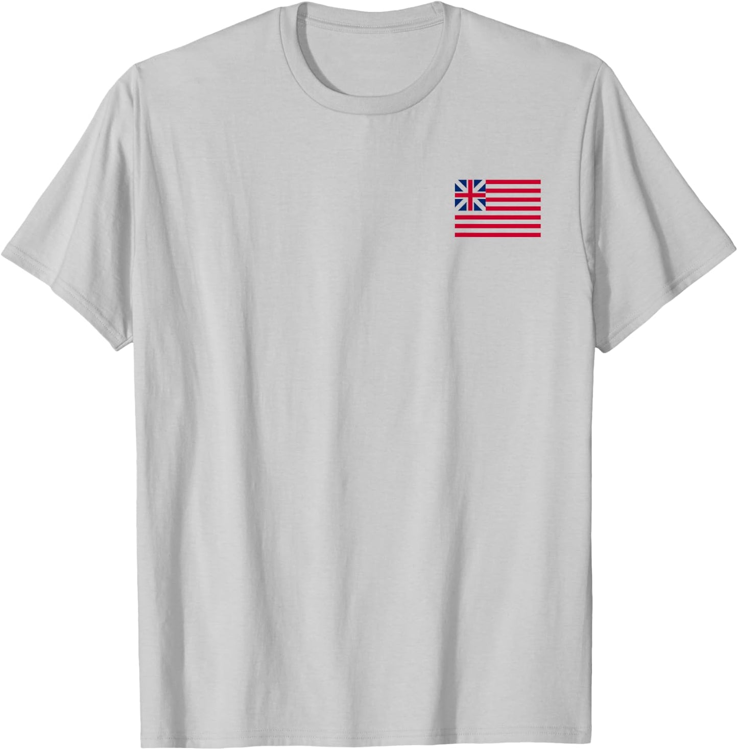 Grand Continental Colors Union Usa Congress Flag T-Shirt - T-Shirt | Ash
