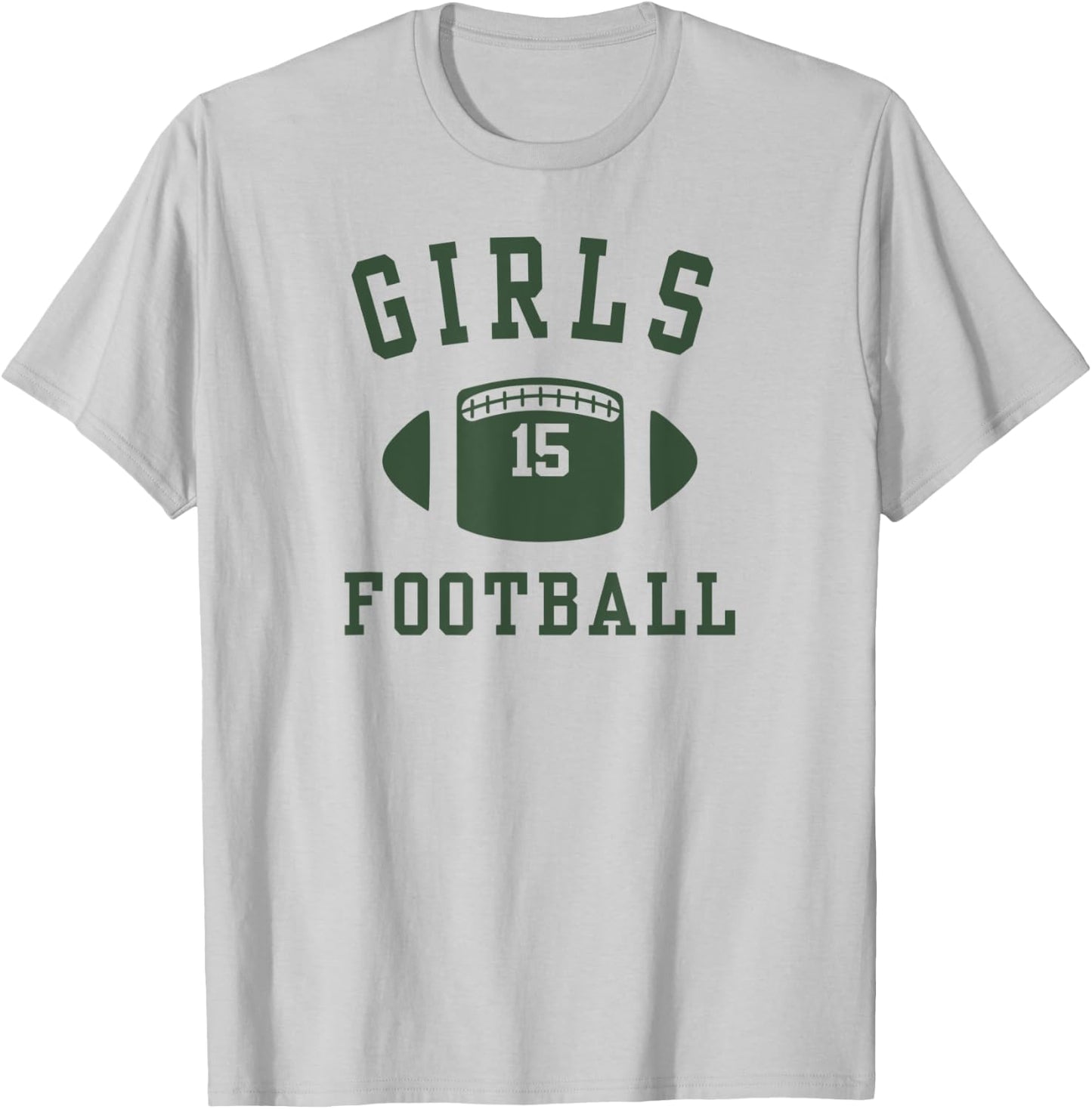 Friends Girls Shirt Football 15 Green T-Shirt - T-Shirt | Ash