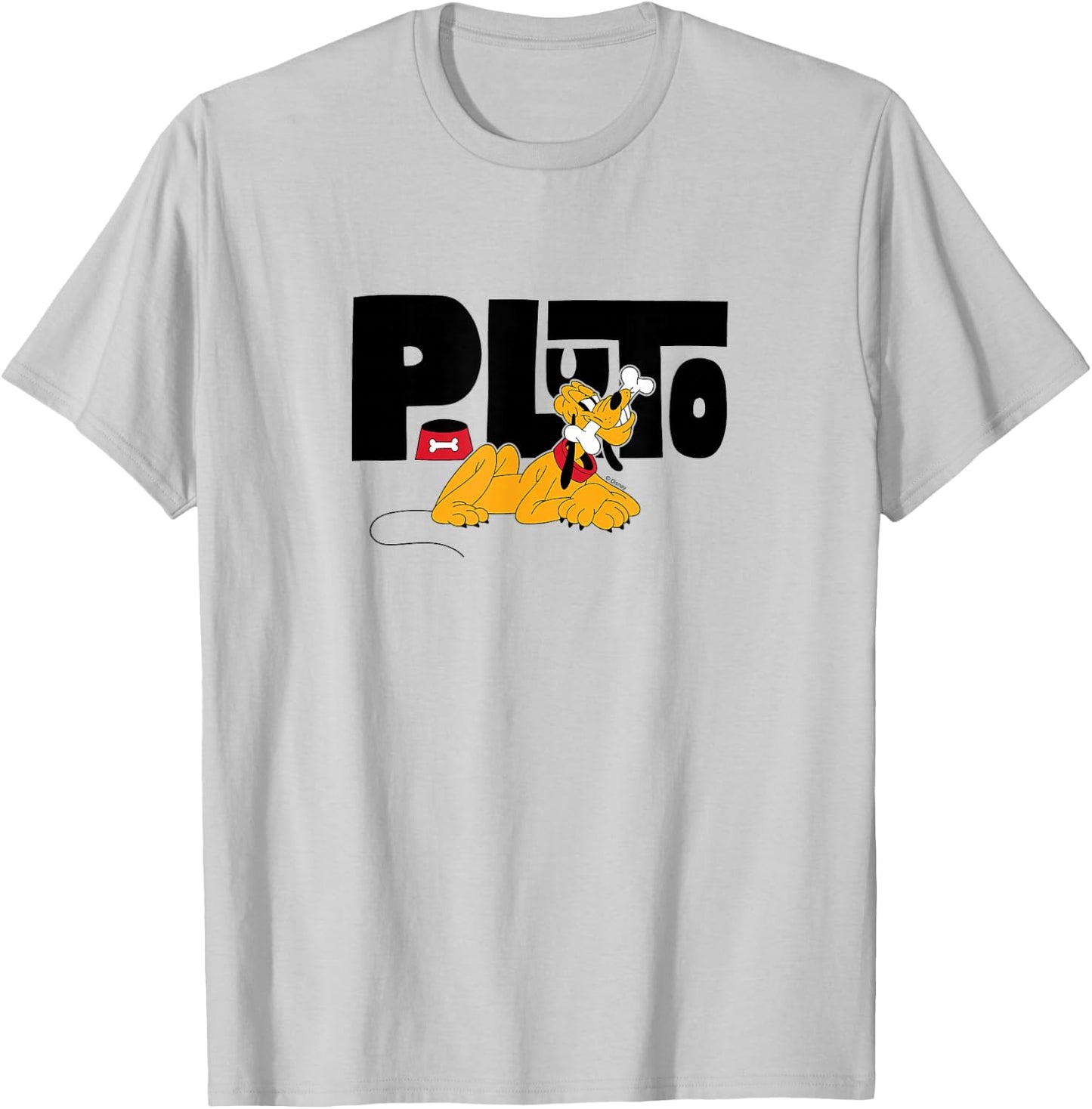 Pluto - Character Name T-Shirt - T-Shirt | Ash