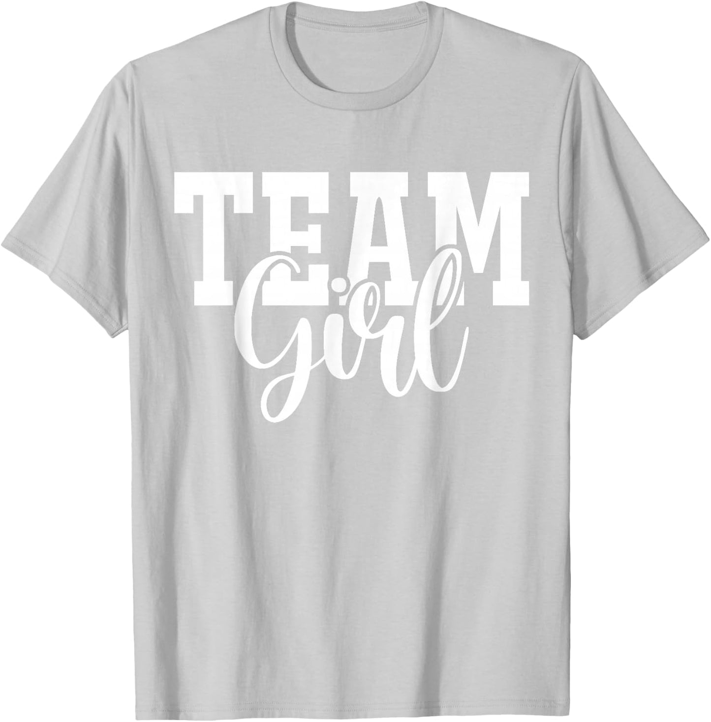 Pink Team Girl Team Boy Gender Reveal Party Matching Family T-Shirt - T-Shirt | Ash