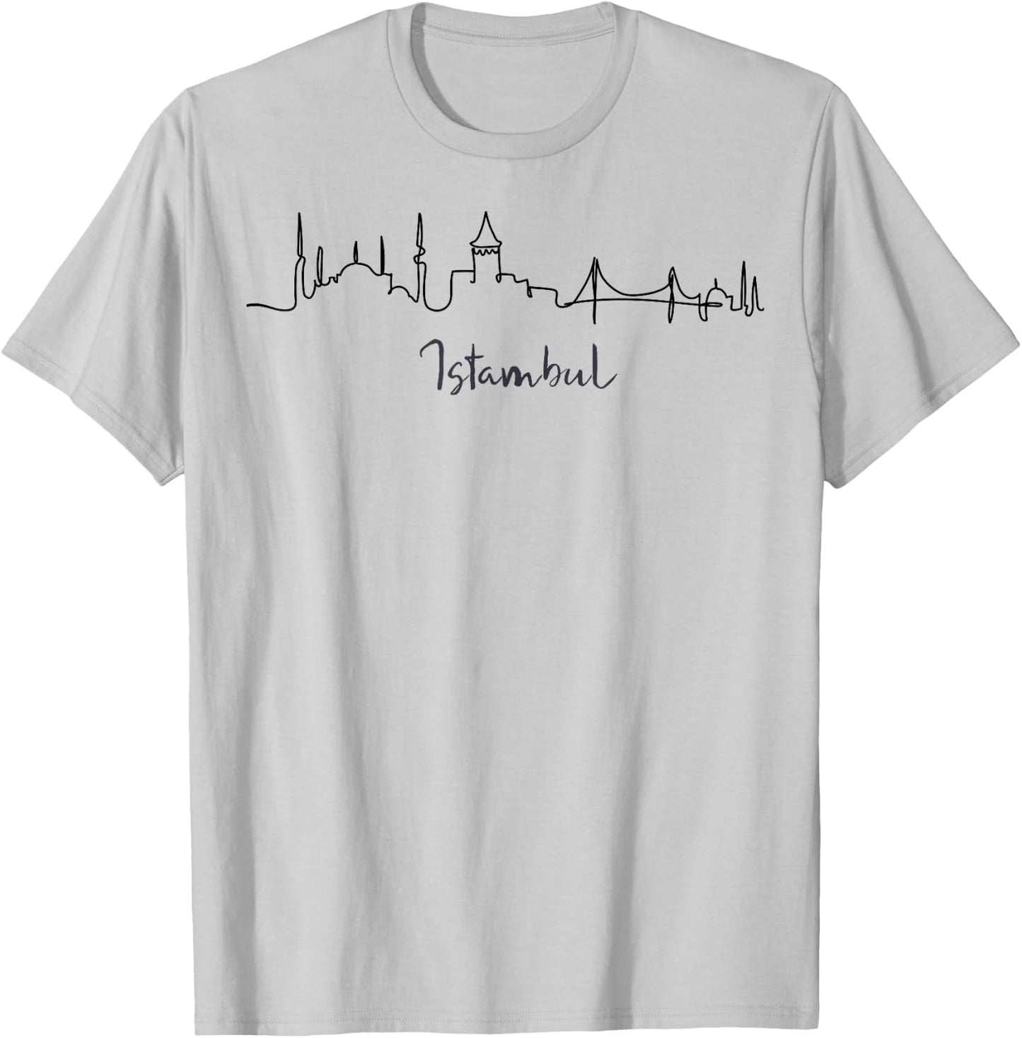 Travel Europe Asia Istanbul Turkey Turkish Beach Vacation T-Shirt - T-Shirt | Ash