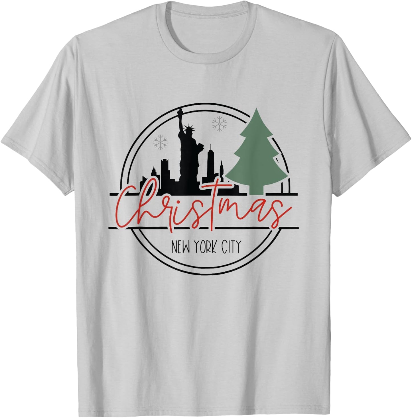 New York City Christmas Trip T-Shirt - T-Shirt | Ash