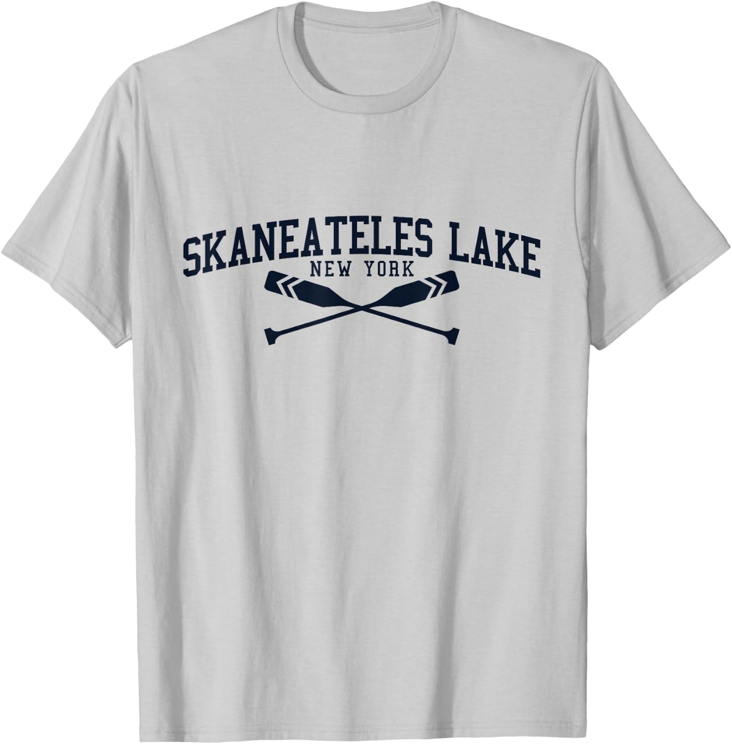 Skaneateles Lake New York Boat Oar T-Shirt - T-Shirt | Ash