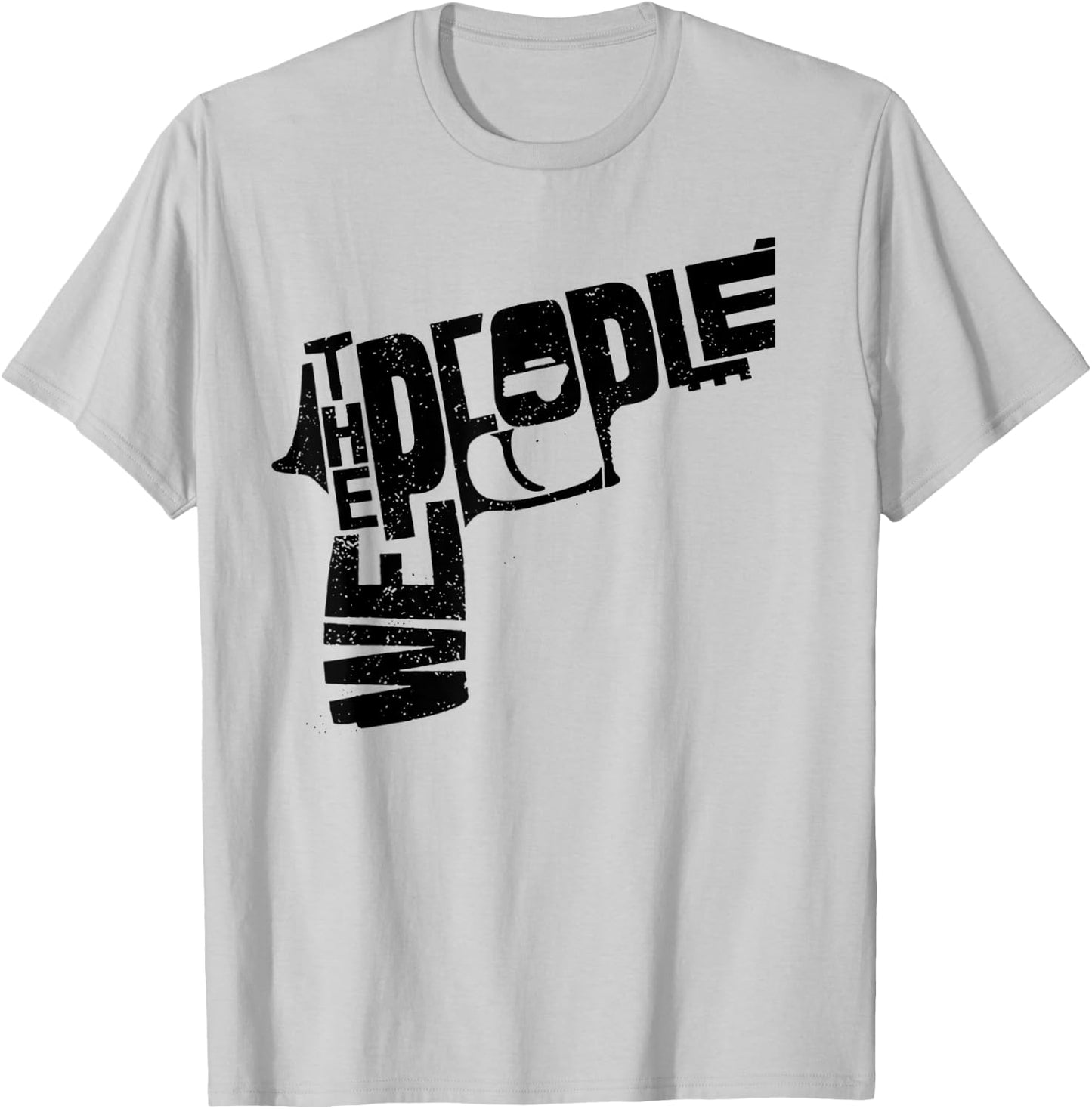 We The People Pistol T-Shirt - T-Shirt | Ash