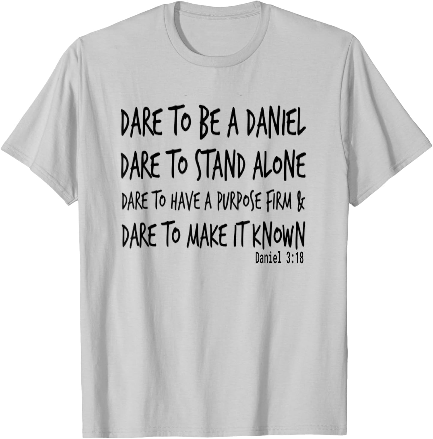 Daniel In The Lions Den Courageous Warrior Bible T-Shirt - T-Shirt | Ash