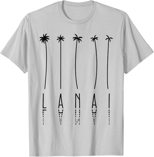 Palm Tree Vacation - Island USA Lanai T-Shirt - T-Shirt | Ash