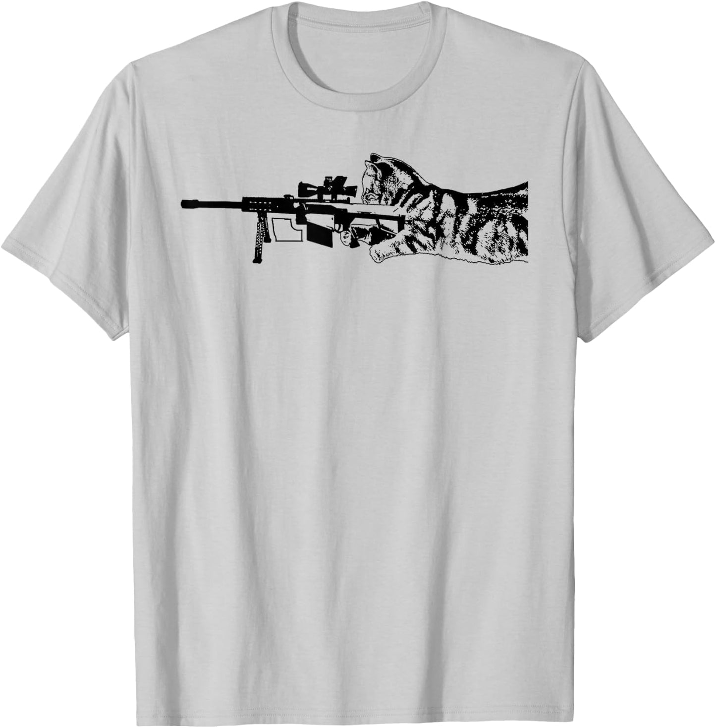 Scout Snipurr Funny Cat Sniper Women T-Shirt - T-Shirt | Ash
