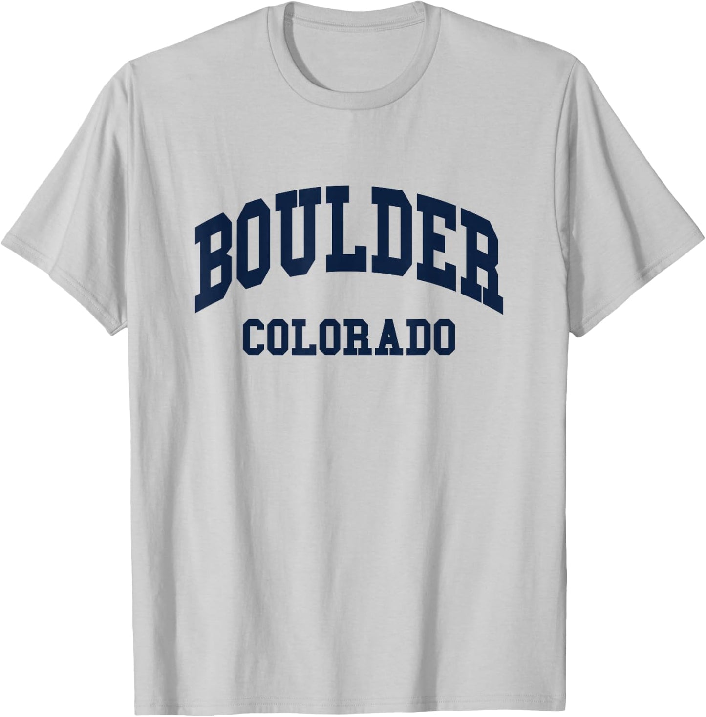 Boulder - Colorado - Throwback Design - Classic T-Shirt - T-Shirt | Ash