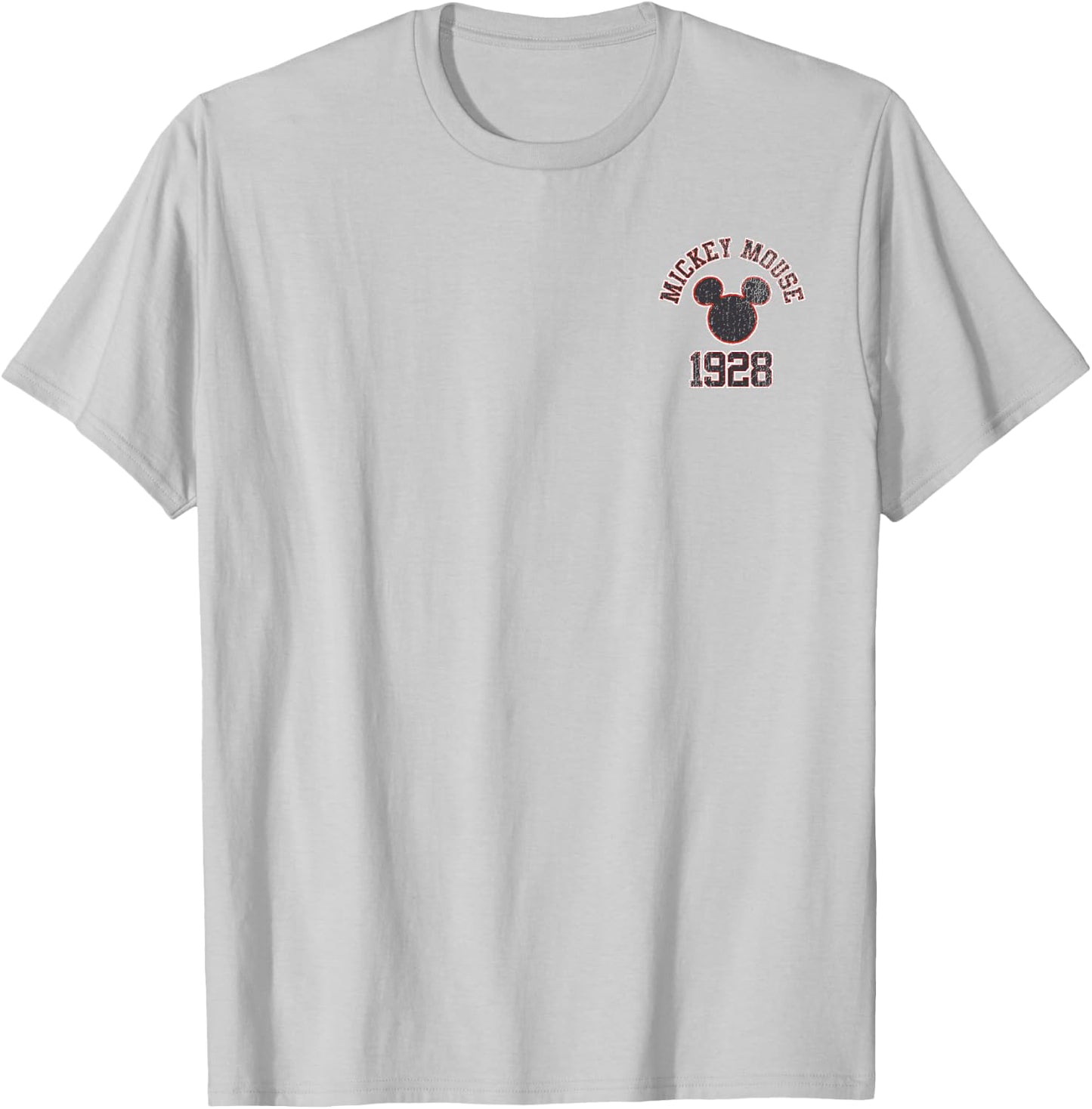 Disney Mickey and Friends Mickey Mouse 1928 Front & Back T-Shirt - T-Shirt | Ash