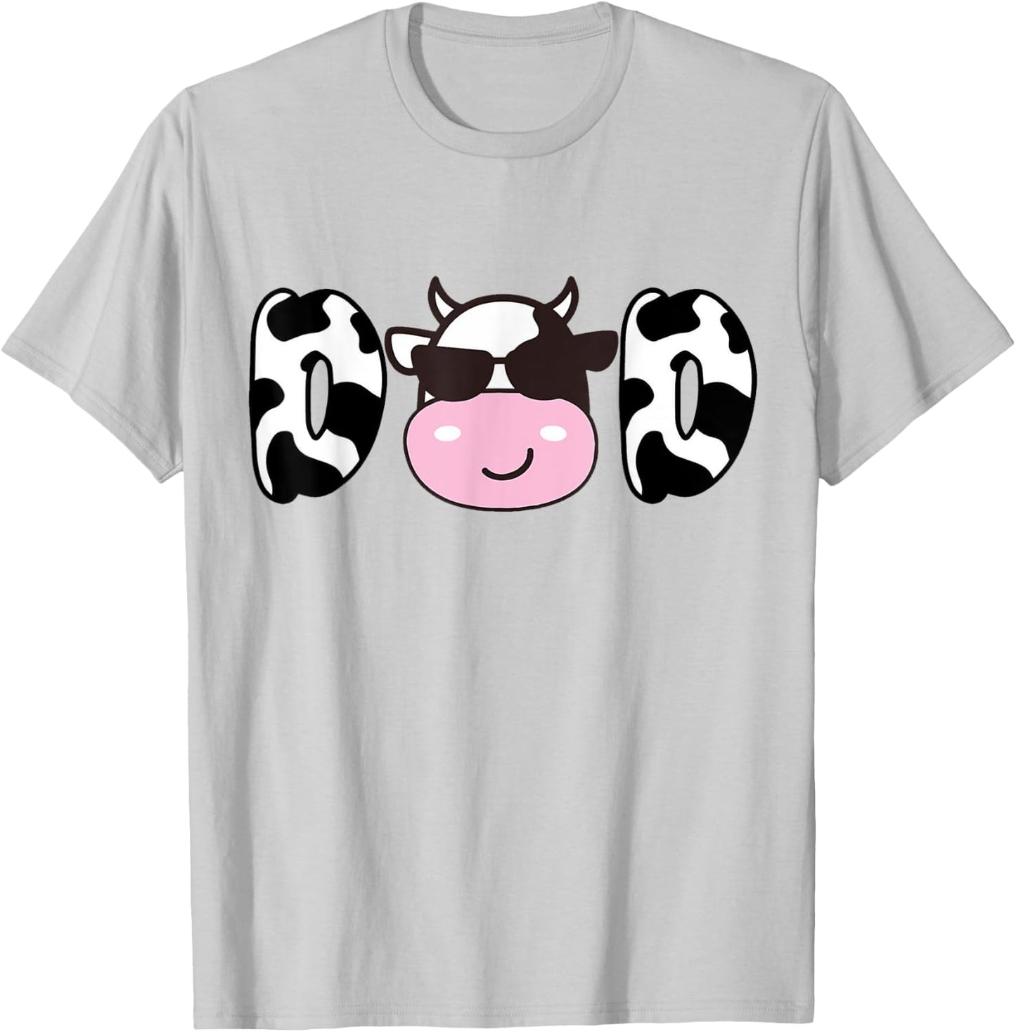 Dad of The Birthday Girl Funny Cow Daddy Papa Bday Matching T-Shirt - T-Shirt | Ash