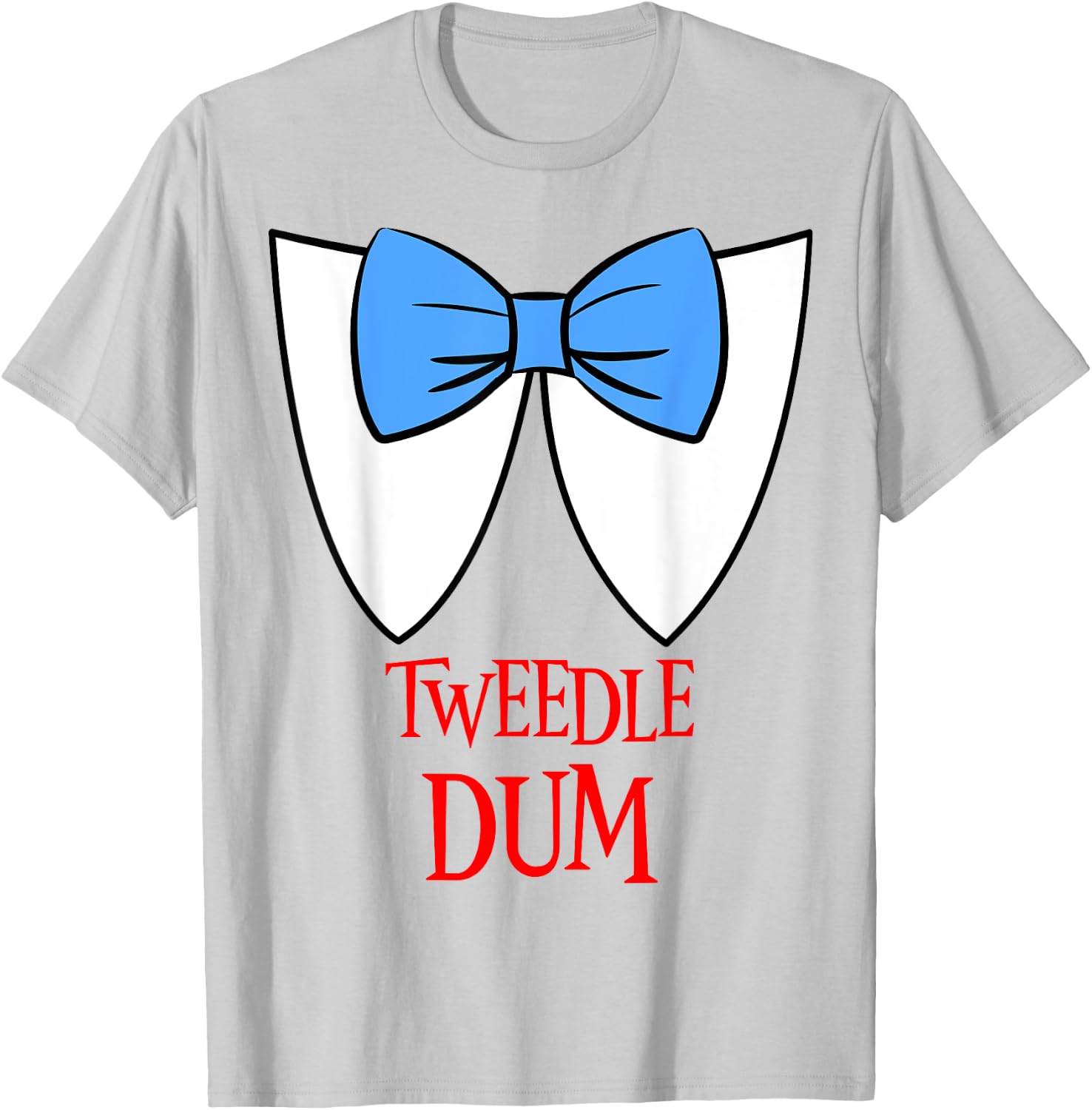Tweedle Dum Costume Halloween Fairytale Character T-Shirt - T-Shirt | Ash