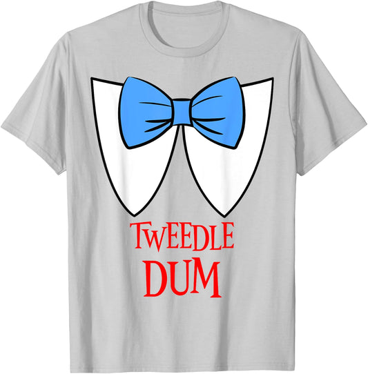 Tweedle Dum Costume Halloween Fairytale Character T-Shirt - T-Shirt | Ash