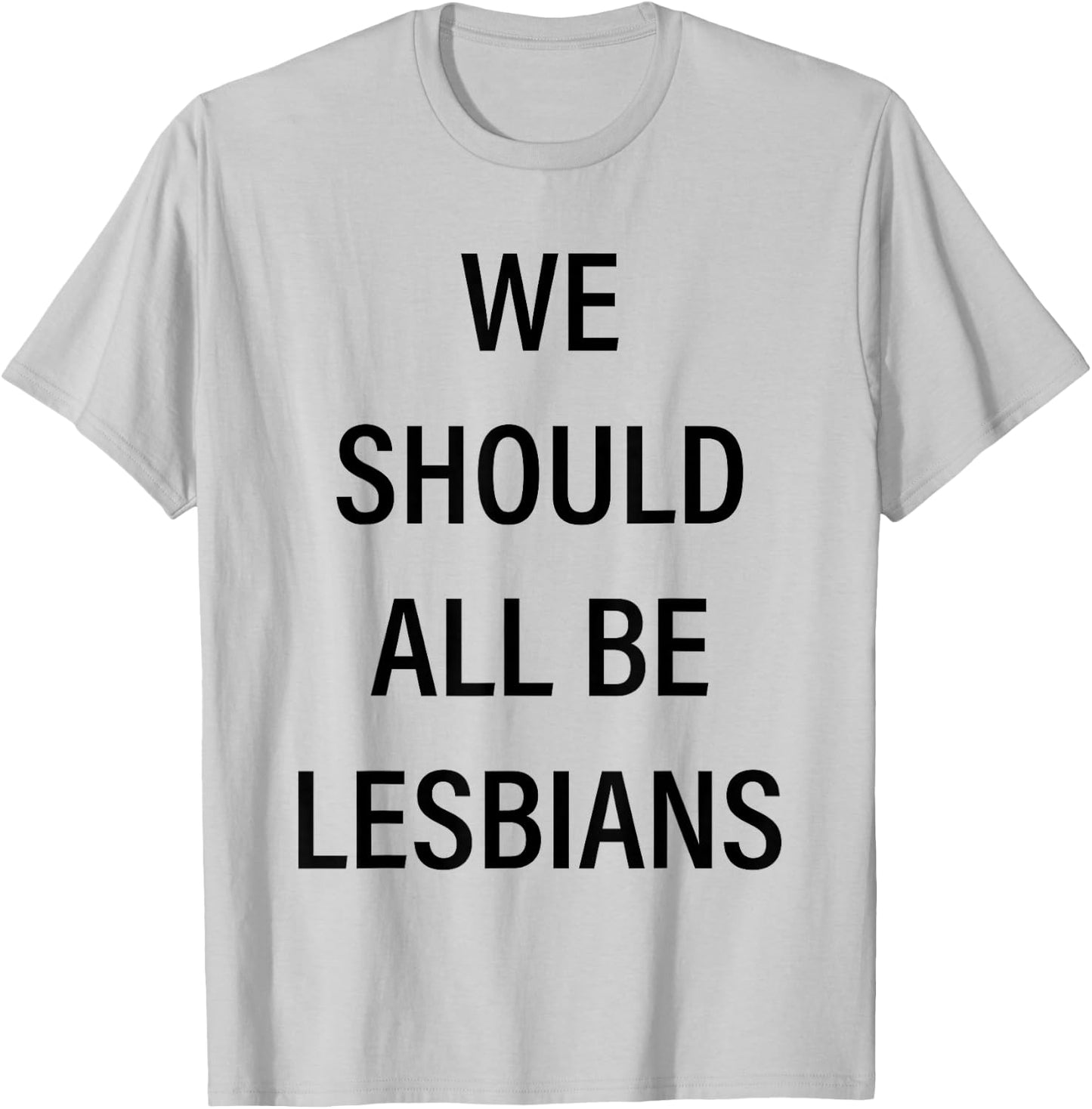 We Should All Be Lesbians T-Shirt - T-Shirt | Ash