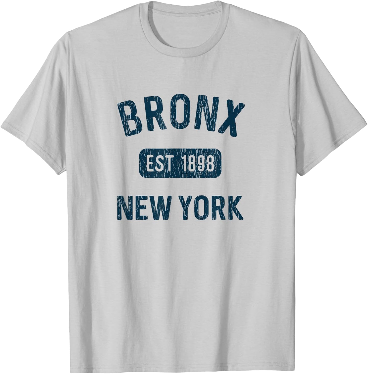Bronx NY Gifts Souvenir New York City Vintage Bronx EST 1898 T-Shirt - T-Shirt | Ash