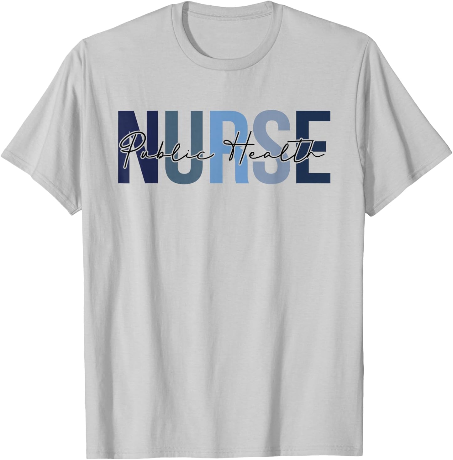 Retro Public Health Nurse Gifts Nursing Apparel T-Shirt - T-Shirt | Ash