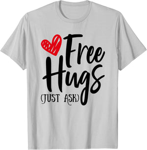 Hugs for Free Just Ask Unity Day Orange T-Shirt - T-Shirt | Ash