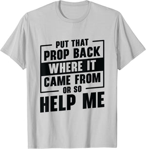 Stage Crew Theatre Manager Theater Actor Staff Member Drama T-Shirt - T-Shirt | Ash