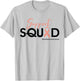 Support Squad - Endometrial Cancer Awareness T-Shirt - T-Shirt | Ash