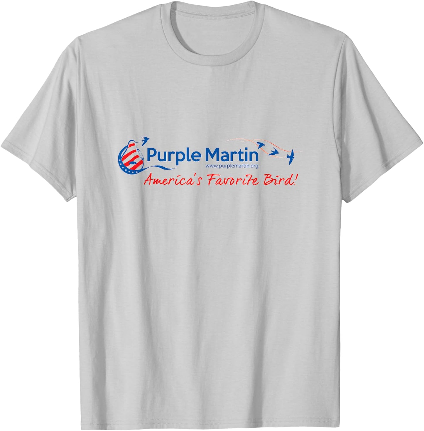 America's Favorite Bird Purple Martin T-Shirt - T-Shirt | Ash