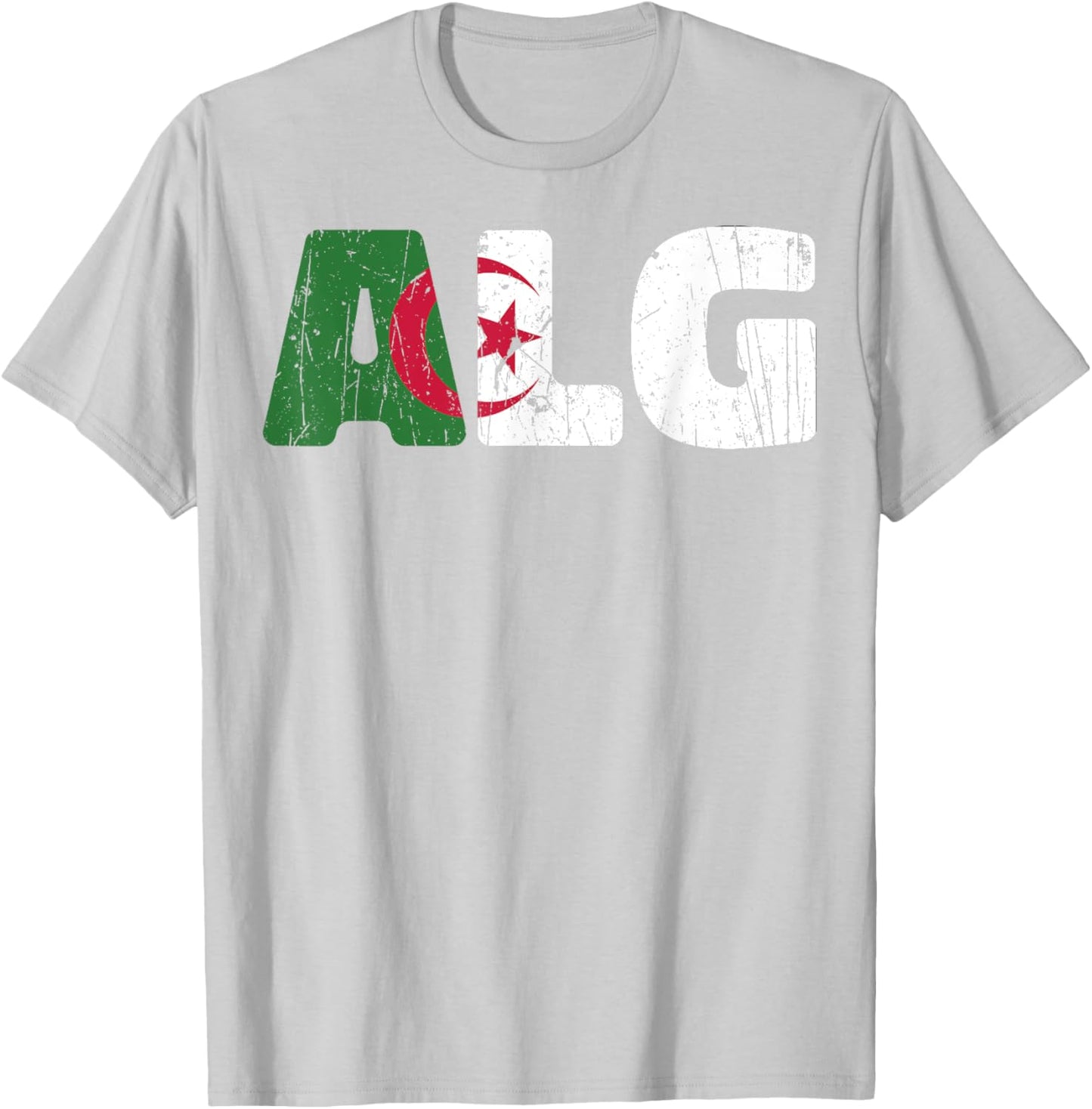 Algeria Flag DZ Algerian Football team Proud Algerian T-Shirt - T-Shirt | Ash