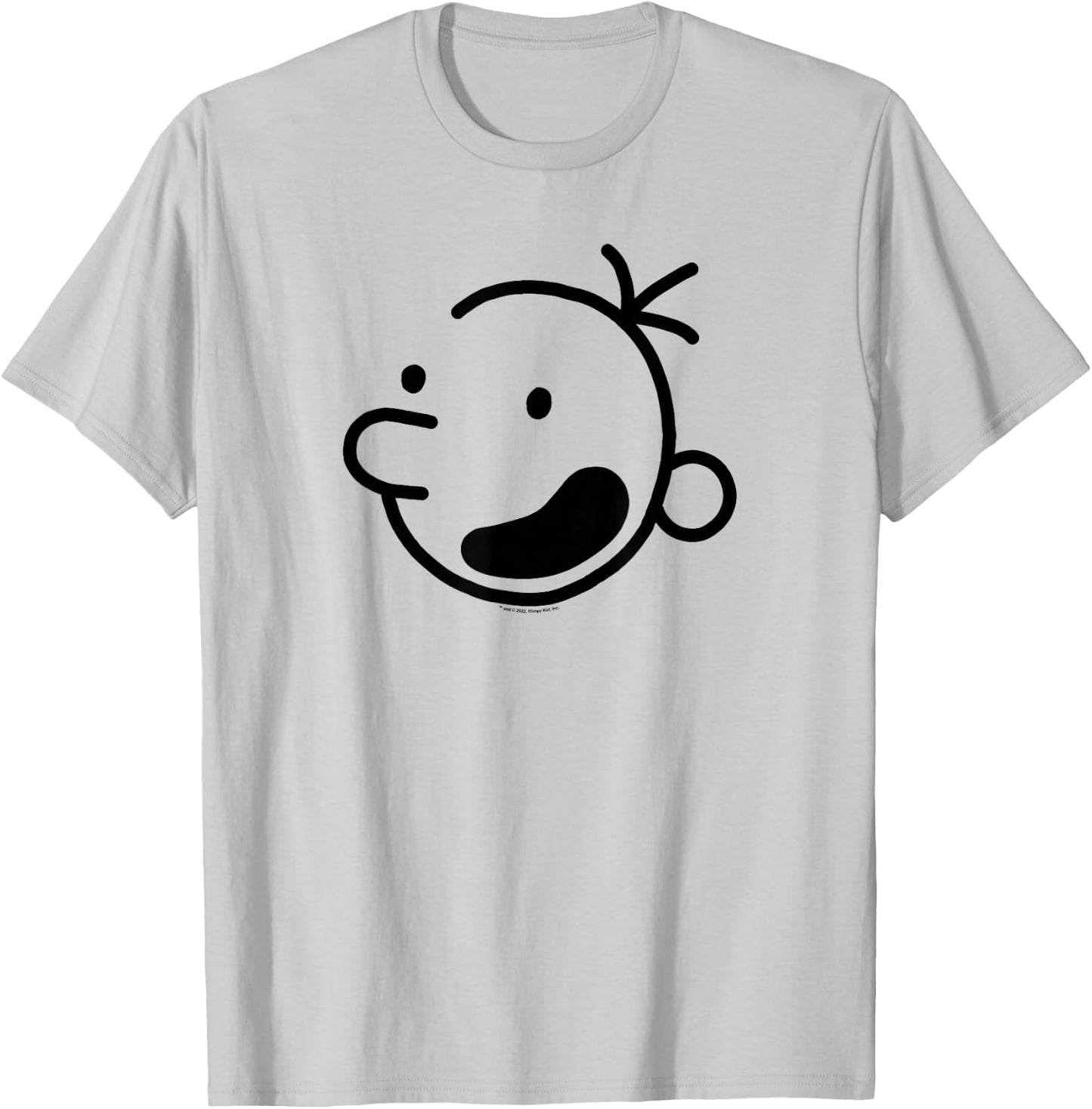 Diary of a Wimpy Kid Wimpy Kid Head Small T-Shirt - T-Shirt | Ash