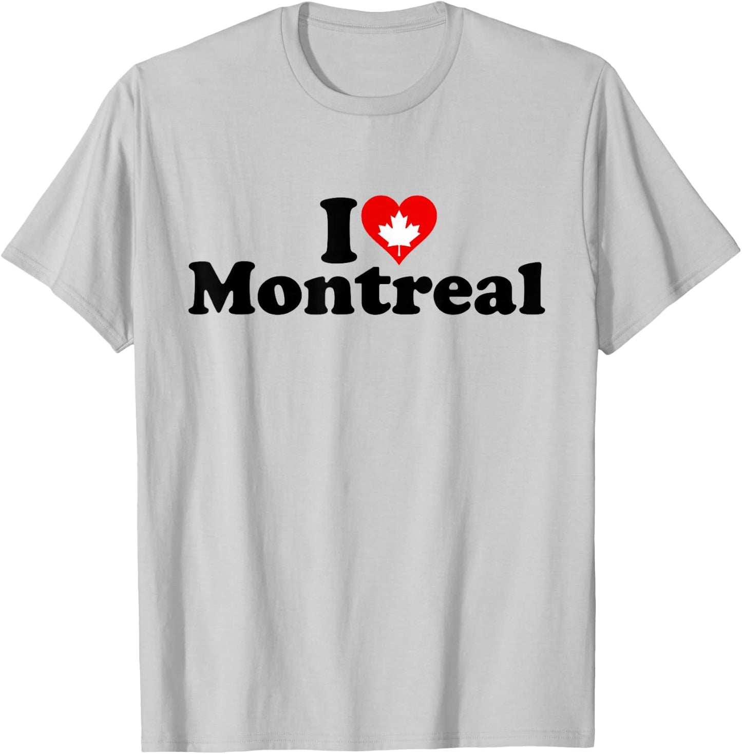 I Love Heart Montreal Canada T-Shirt - T-Shirt | Ash