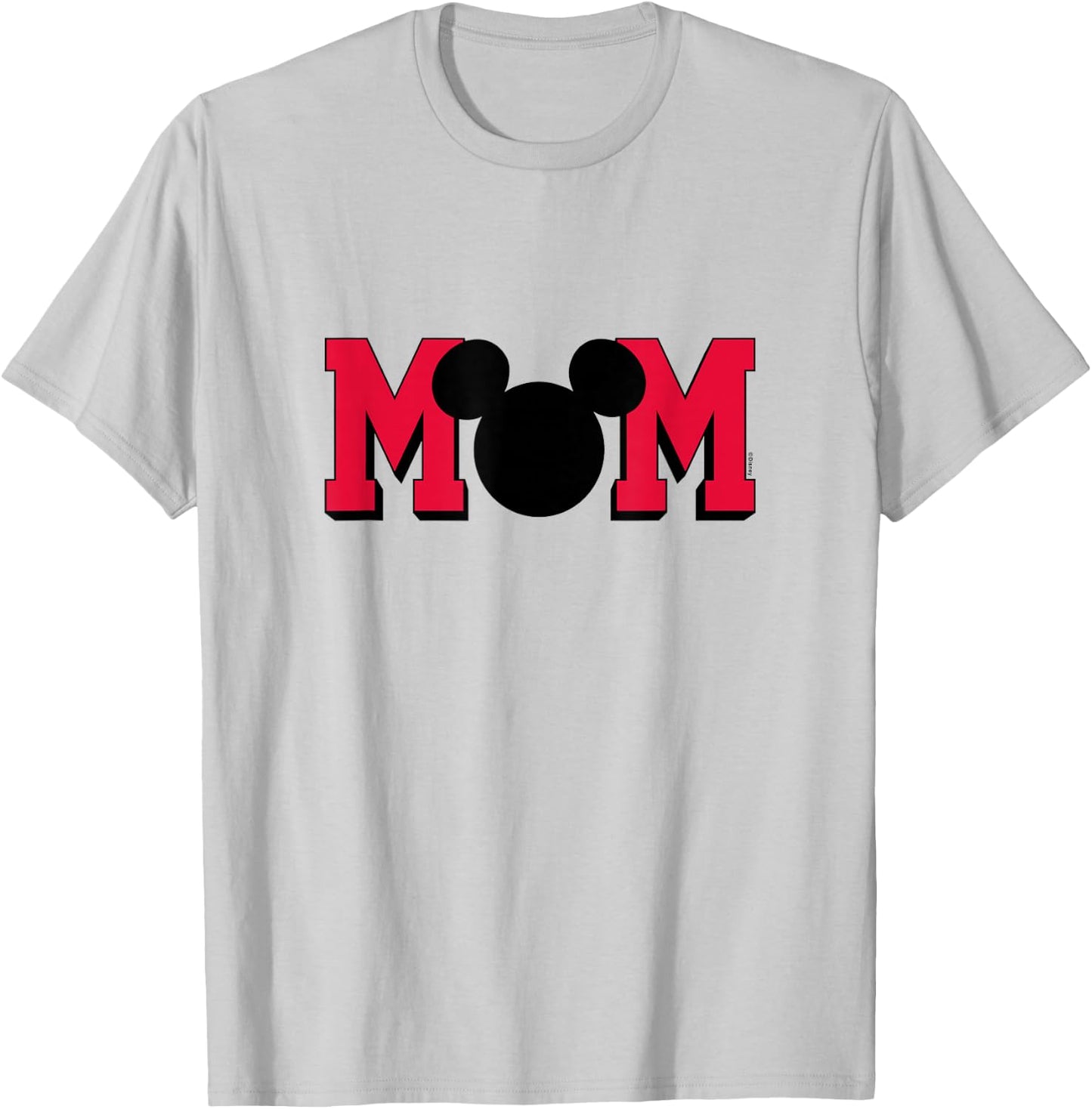 Disney - Mom Mickey Mouse Silhouette T-Shirt - T-Shirt | Ash