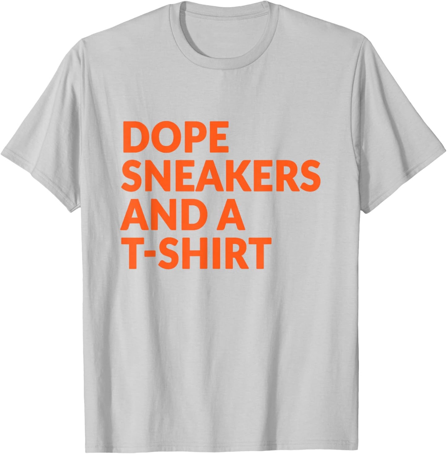 Orange and White Dope Sneakers and A T-Shirt - T-Shirt | Ash