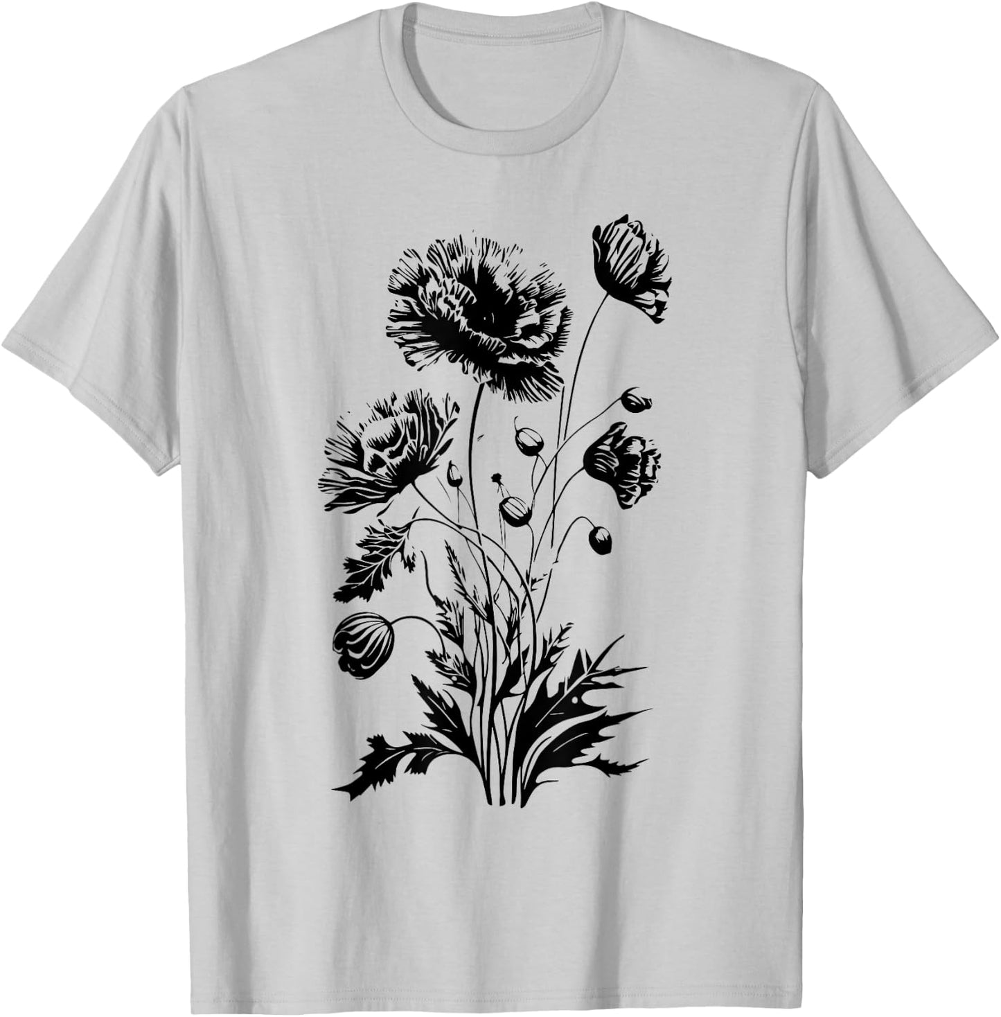 Poppies, spring bloomers, summer, flower, garden, outdoor Women Kids T-Shirt - T-Shirt | Ash