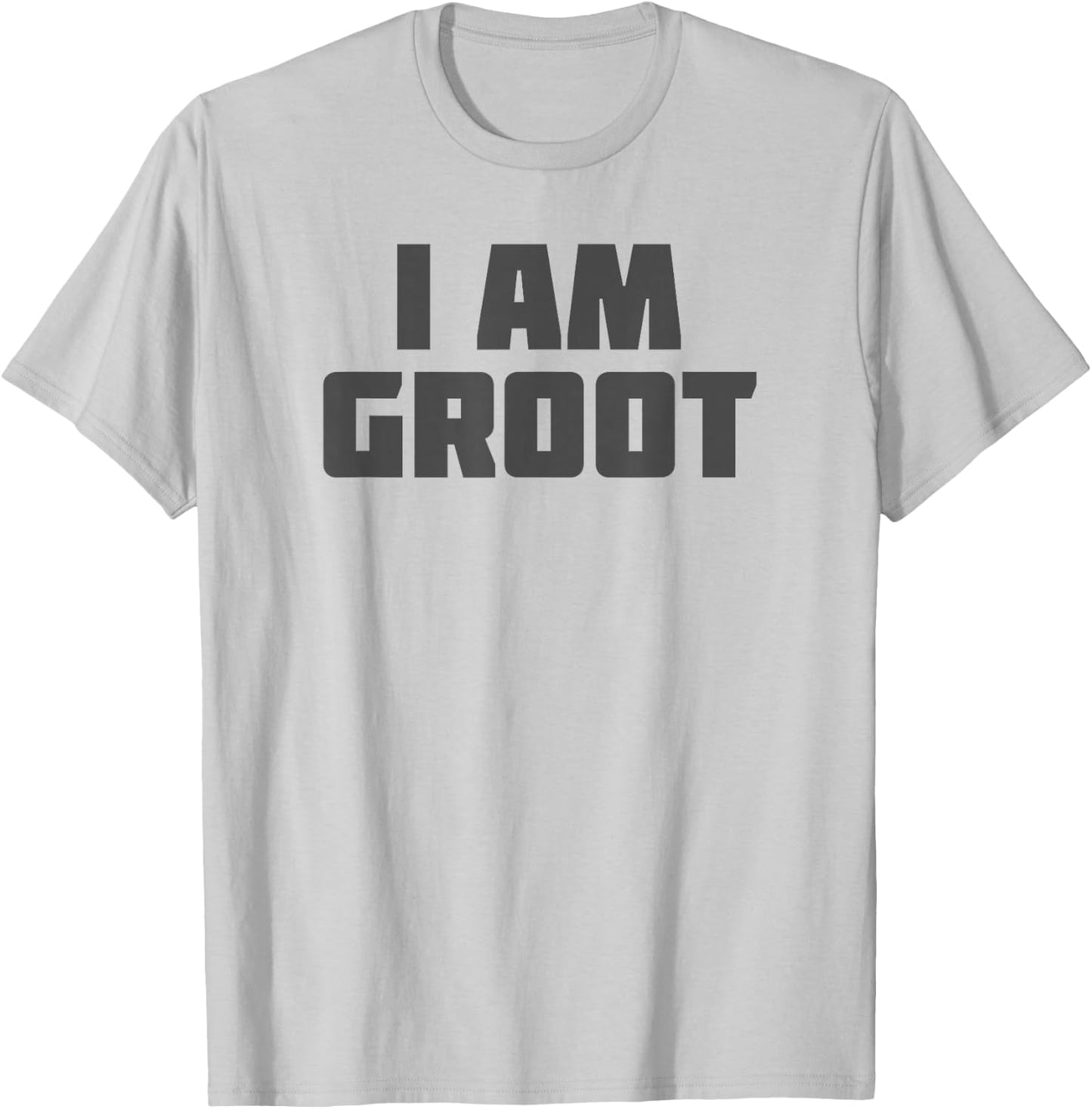 Marvel Guardians of The Galaxy I Am Groot Distressed Text T-Shirt - T-Shirt | Ash