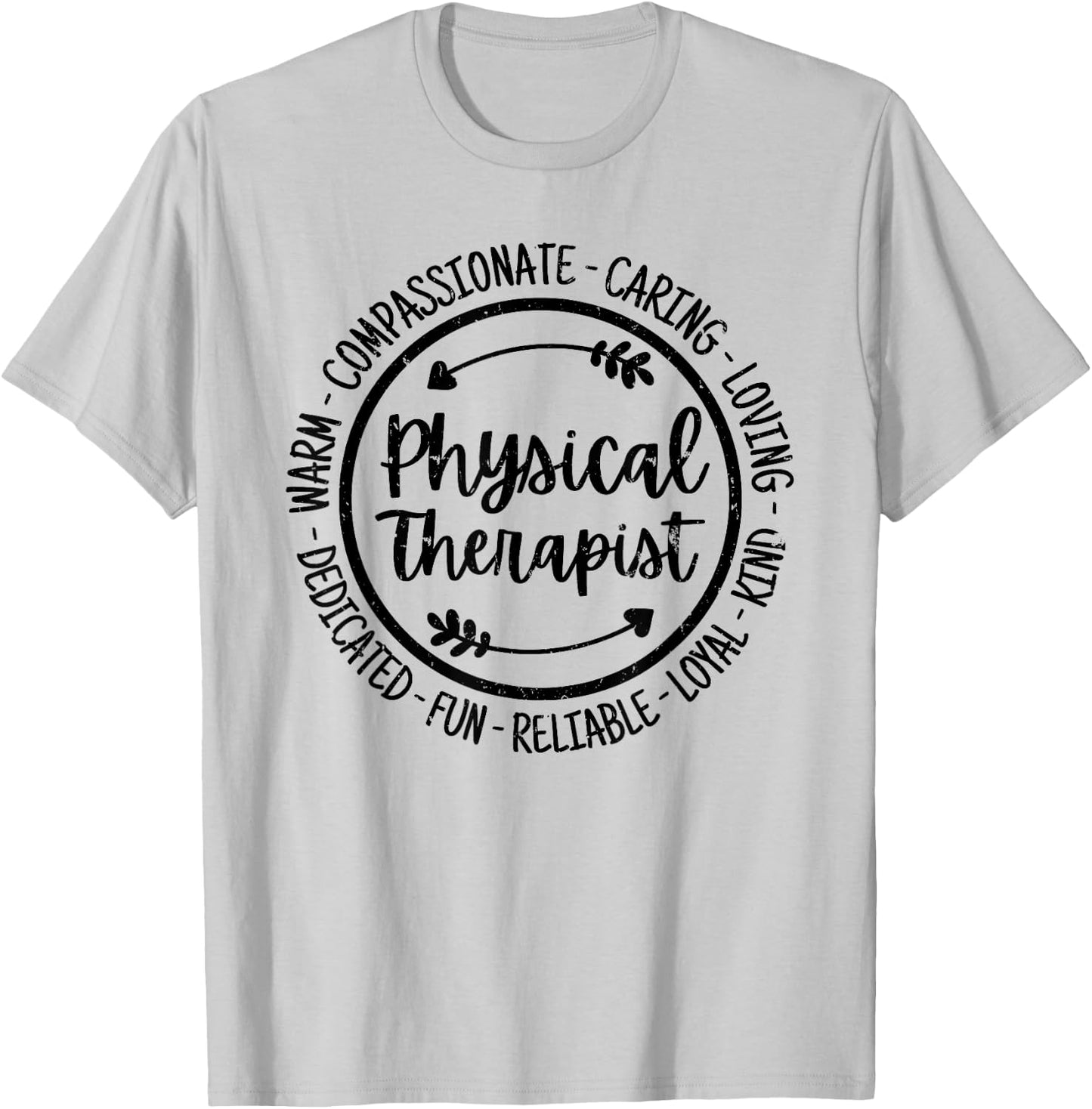 Physical Therapist PT Physical Therapy Physiotherapy Vintage T-Shirt - T-Shirt | Ash