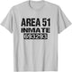 Area 51 Inmate Retro Halloween Costume Roswell Alien UFO T-Shirt - T-Shirt | Ash
