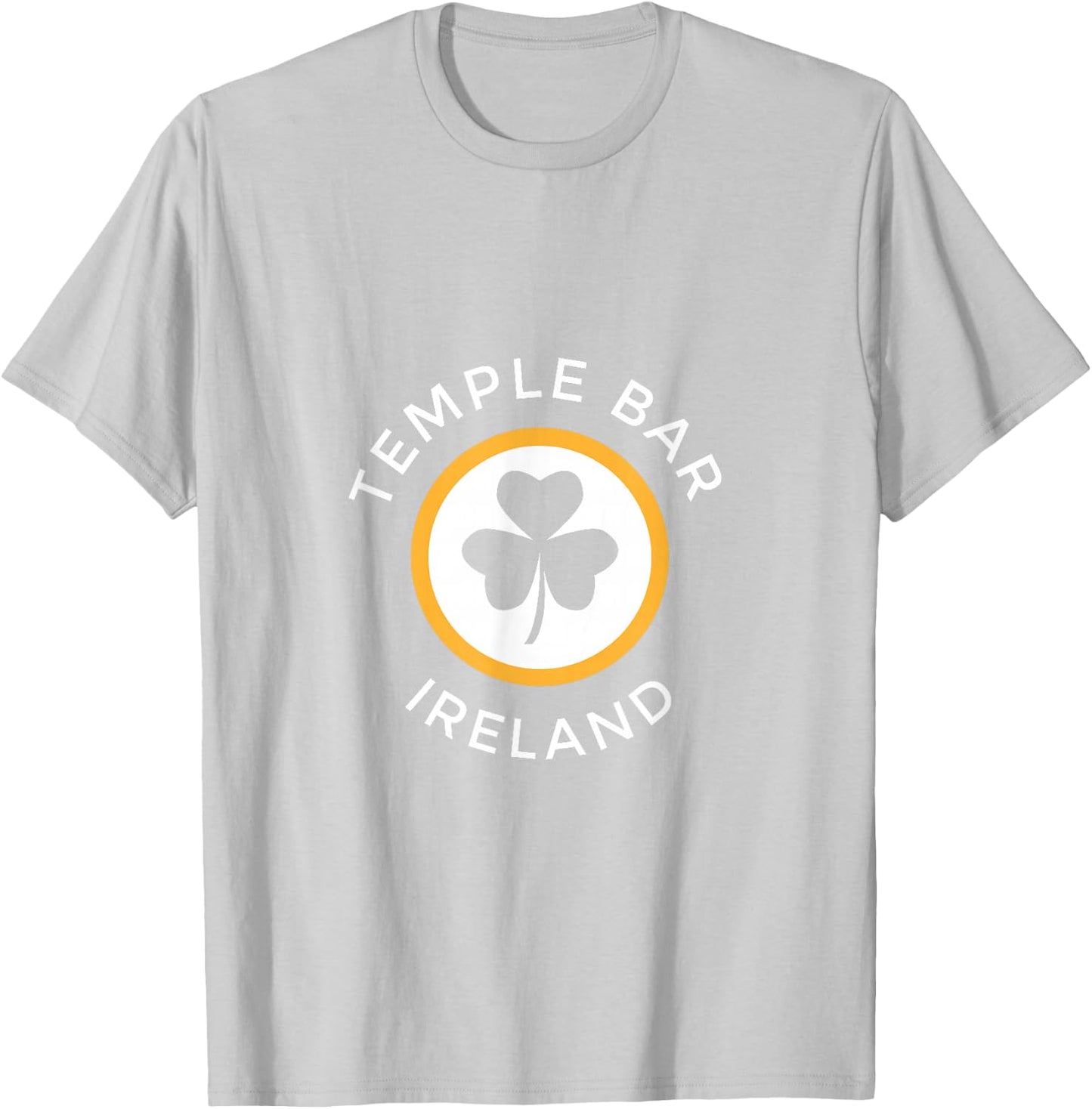 Temple Bar Dublin Shamrock Ireland Souvenir T-Shirt - T-Shirt | Ash