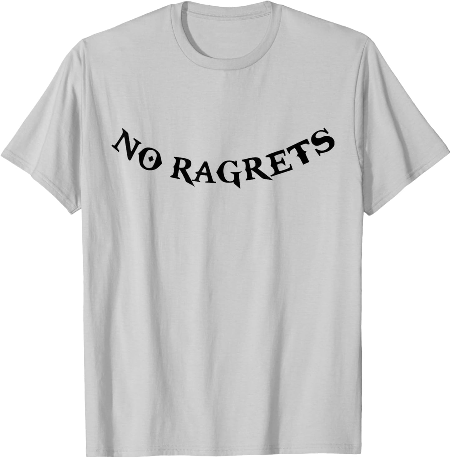 No Ragrets Tattoo Funny Punk White Trash Trailer Park Boy T-Shirt - T-Shirt | Ash
