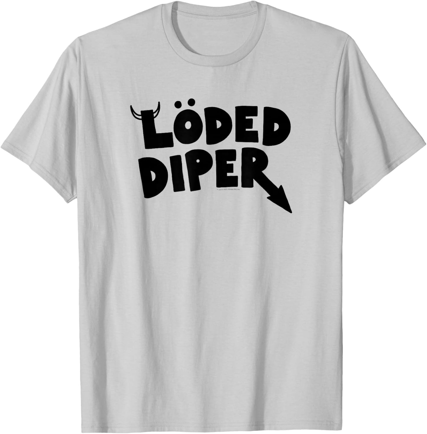 Diary of a Wimpy Kid LÖDED DIPER Logo T-Shirt - T-Shirt | Ash