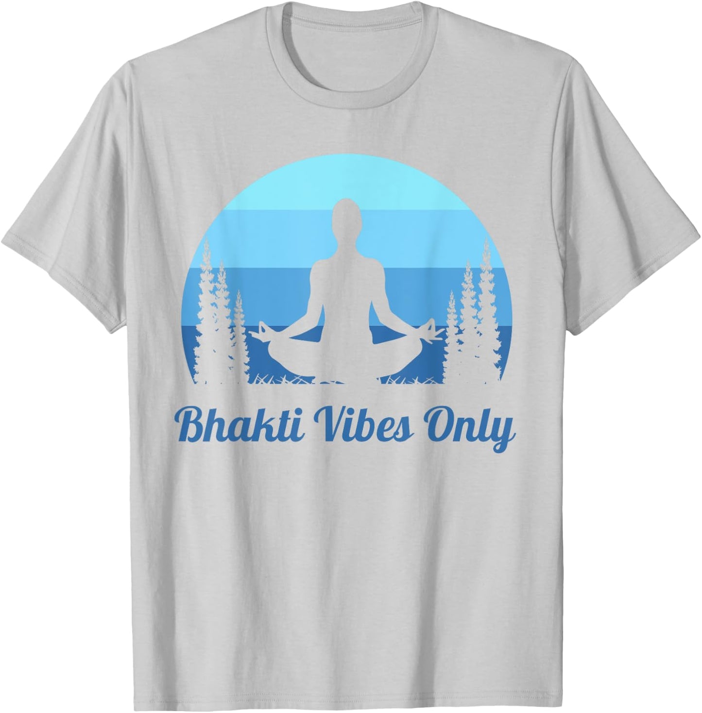 Bhakti Yoga Lotus Quote T-Shirt - T-Shirt | Ash